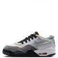 Grade-School Air Jordan 4 RM Premium White/Fire Red-Black/Smoke Grey