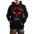Chicago Bulls Old English Hoodie  Black/Red