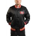 NFL San Francisco 49ers Varsity Jacket  Black