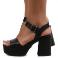 Turbo Platform High Heel  Black
