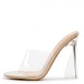 Vikki Clear High Heels Nude