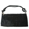 Rhinestone Handbag Black