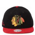 NHL Chicago Blackhawks Sueduroy Snapback Hat Black