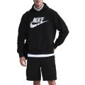  Sportswear Club Fleece Pullover Hoodie Black/Black/White