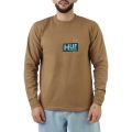 Busy Pocket Long Sleeve T-Shirt Camel