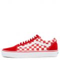 OLD SKOOL CHECKERBOARD RACING RED/WHITE