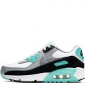 (GS) Air Max 90 LTR White/Particle Grey-Lt Smoke Grey
