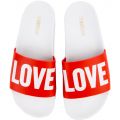 The LOVE Slides in White and Red White/Red