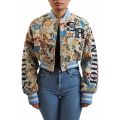 Tapestry Cropped Jacket Botanic