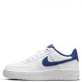 (GS) Air Force 1 White/Deep Royal Blue-University Red