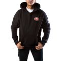 49ers Heavy Fleece Hoodie Black