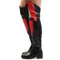 NORRIS-1 Over Knee Boots Black/Red