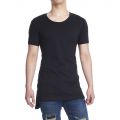 SQ. Bottom Long Tee COTTON BLACK