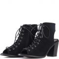 Tyler-11 Lace-Up Ankle Bootie Black
