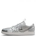 Air Jordan 1 Low Method of Make Neutral Grey/Metallic Silver-White