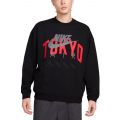 Tokyo Fleece Crew Neck Sweatshirt  BLACK/UNIVERSITY RED/WHITE