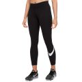 Sportswear Essential Mid-Rise Swoosh Leggings Black/White