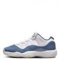 Grade School Air Jordan 11 Retro Low White/Midnight Navy-Diffused Blue