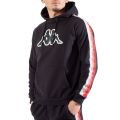 Logo Tape Dapet Hoodie Black Smoke-Grey Ashred Chily Pepper