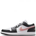 Air Jordan 1 Low White/Rust Pink-Black