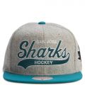 NHL San Jose Sharks Tailsweep 2.0 Melton Original Fit Snapback Grey