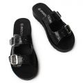 Karina Strap Slide Black