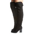 Aspire-S Over The Knee High Heel Boot Black Isu