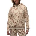 Brooklyn Fleece Printed Pullover Legend Lt Brown/Legend Md Brown