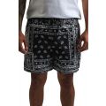 Paisley V2 Woven Short Black Paisley