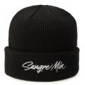 Sangre Mia Logo Beanie Black