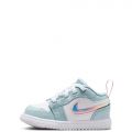 Toddler Jordan 1 Low ALT Ocean Bliss/Atomic Pink-White