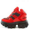 Damson-07 Platform Sneaker Red Pu