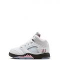 Toddler Air Jordan 5 Retro 'Medium Soft Pink' White/Med Soft Pink-Black