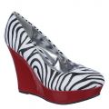 Cesar-77 Zebra Print/Red
