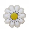 Translucent Daisy Jibbitz White