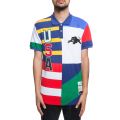 The USA Crew SS Polo in Flag Multi Multi