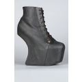 The Night Lita Shoe in Distressed Black Black