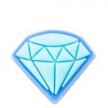 Diamond Jibbitz Blue