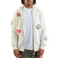 BIG T PATCH ZIP HOODIE Vapor Grey
