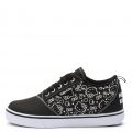 Grade School Hello Kitty Heelys Black/White