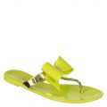 Claire-28 Thong Sandal Lime