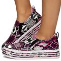 Como-3 Snake Skin Sneakers Pink