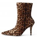 Chaundra- Stiletto Bootie  Multi Color Leopard