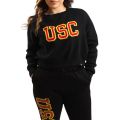 USC KNIT SWEATER  BLACK