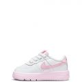 Toddler Nike Force 1 White/Pink Foam- Elemental Pink