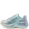 Queendom-2 Chunky Bedazzled Sneaker Blue
