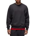 Air Jordan Wordmark Fleece Crewneck Sweatshirt Off Noir