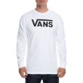 VANS CLASSIC LS WHITE-BLACK