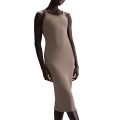 Tight Mini-Rib Tank Dress Mink Brown/Mink Brown