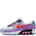 Women's Air Max 90 White/Hyper Crimson-Violet Star